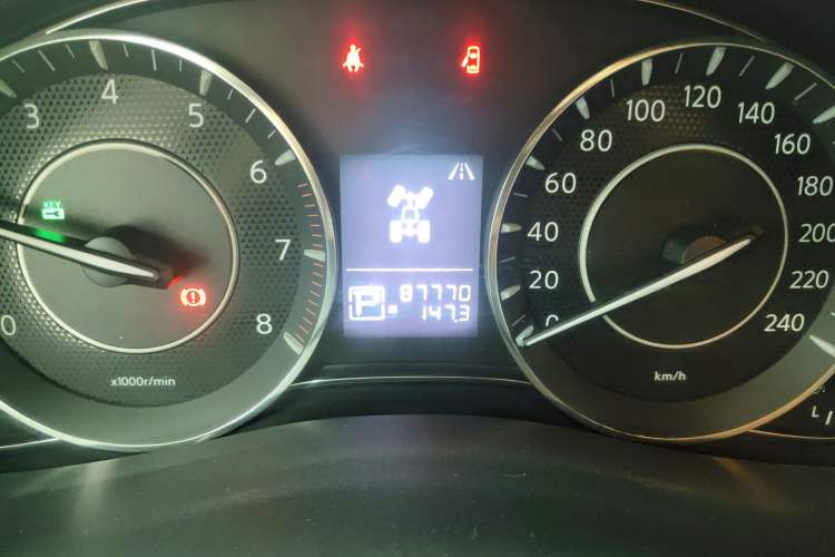 Used Nissan Patrol  Odometer Close Up