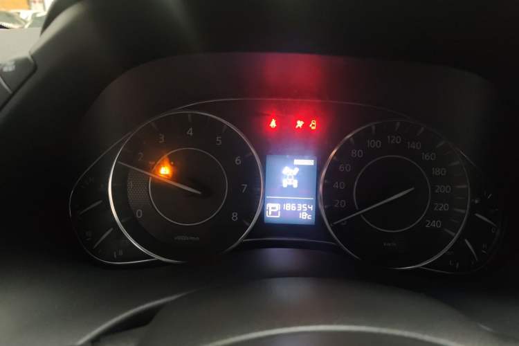 Used Nissan Patrol  Odometer Close Up