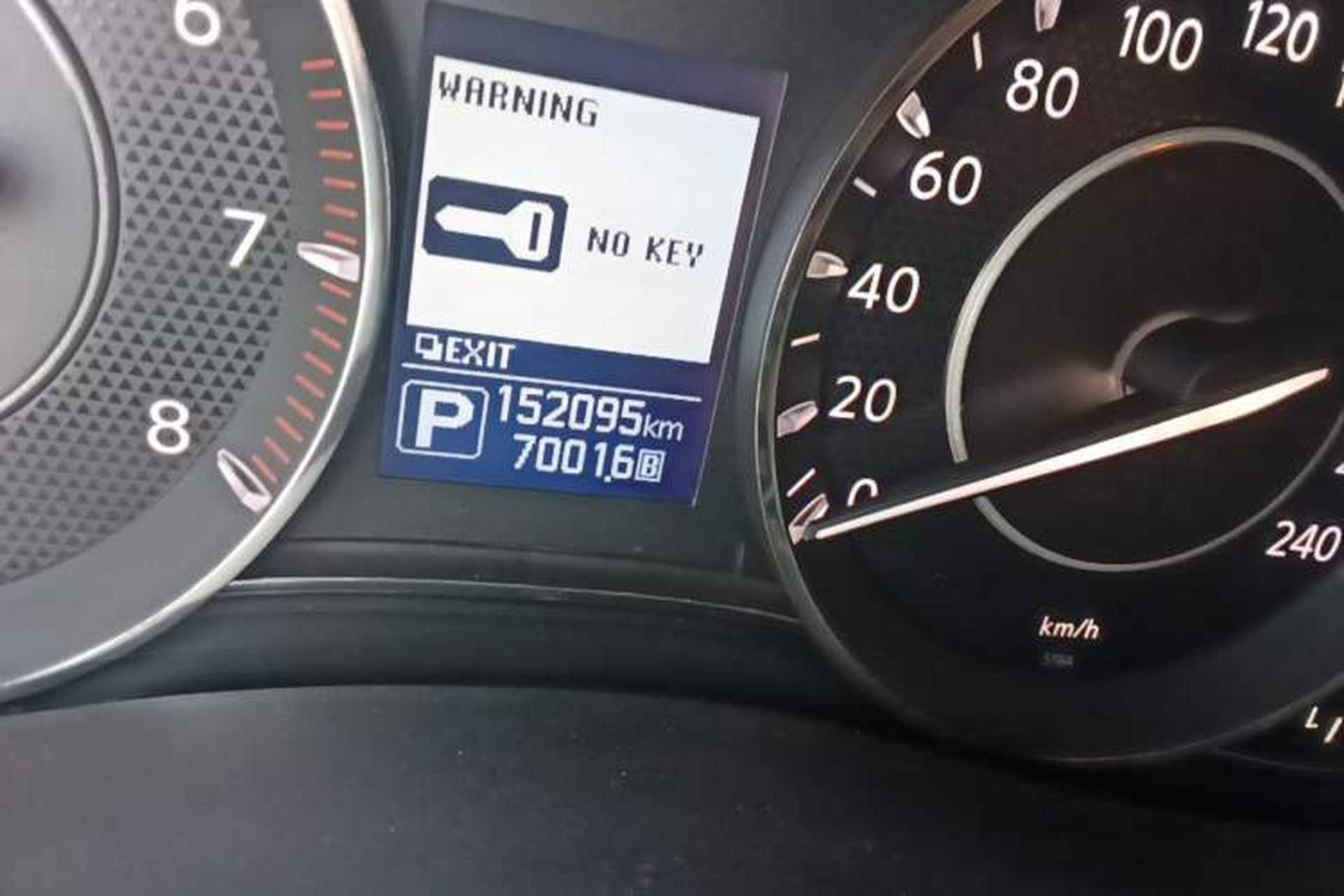 Used Nissan Patrol  Odometer Close Up