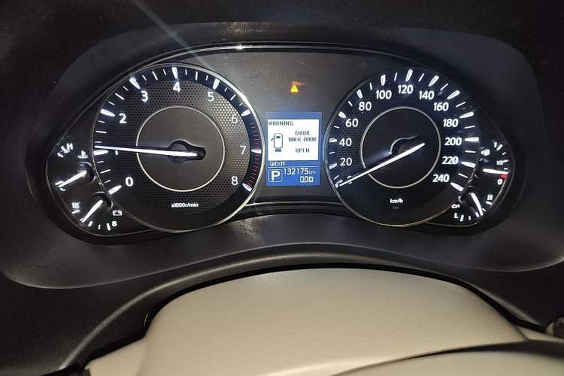 Used Nissan Patrol  Odometer Close Up