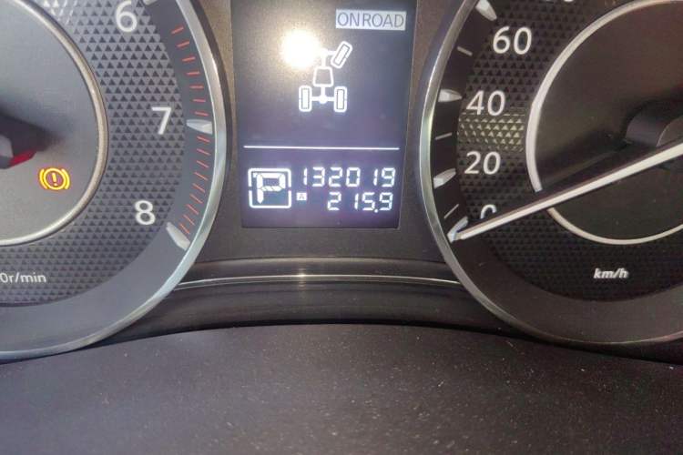 Used Nissan Patrol  Odometer Close Up