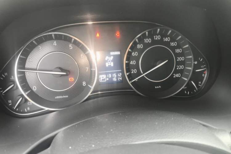 Used Nissan Patrol  Odometer Close Up