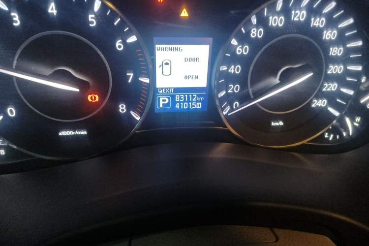 Used Nissan Patrol  Odometer Close Up