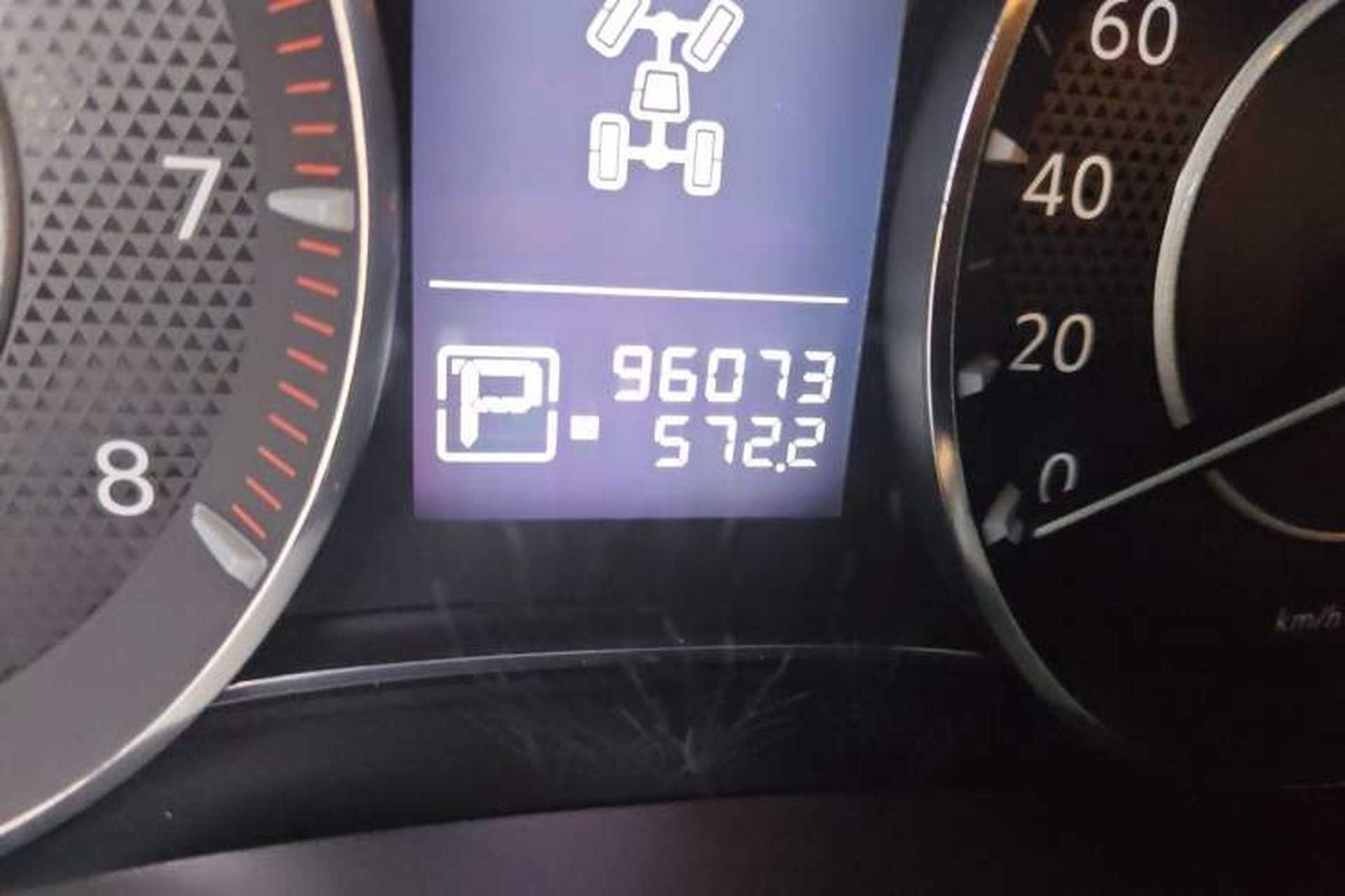 Used Nissan Patrol  Odometer Close Up