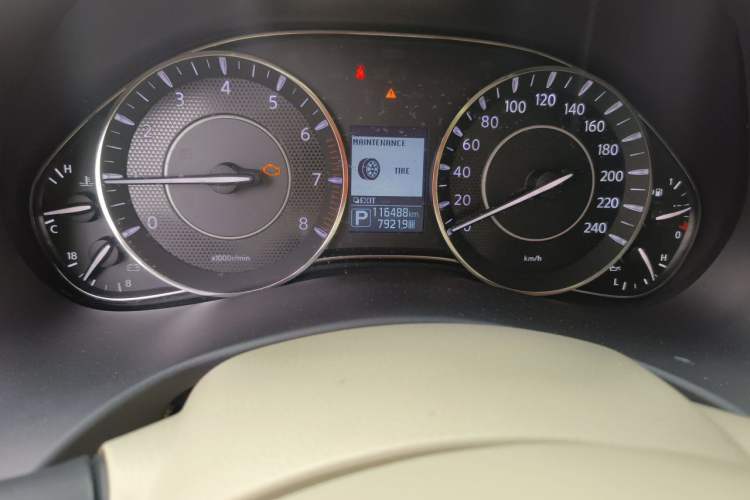 Used Nissan Patrol  Odometer Close Up