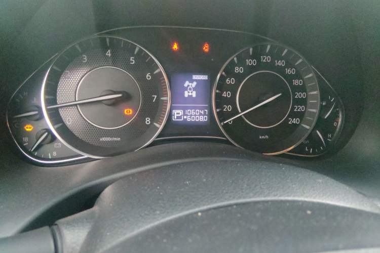 Used Nissan Patrol  Odometer Close Up