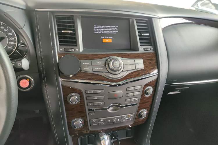 Used Nissan Patrol 2016 Y62 4.0L LE Middle East Edition Audio And AC Panel