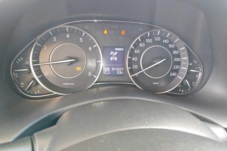 Used Nissan Patrol  Odometer Close Up