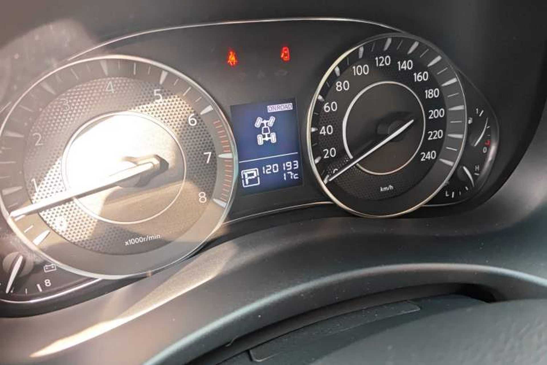 Used Nissan Patrol  Odometer Close Up