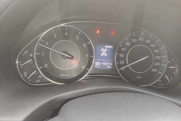 Used Nissan Patrol  Odometer Close Up