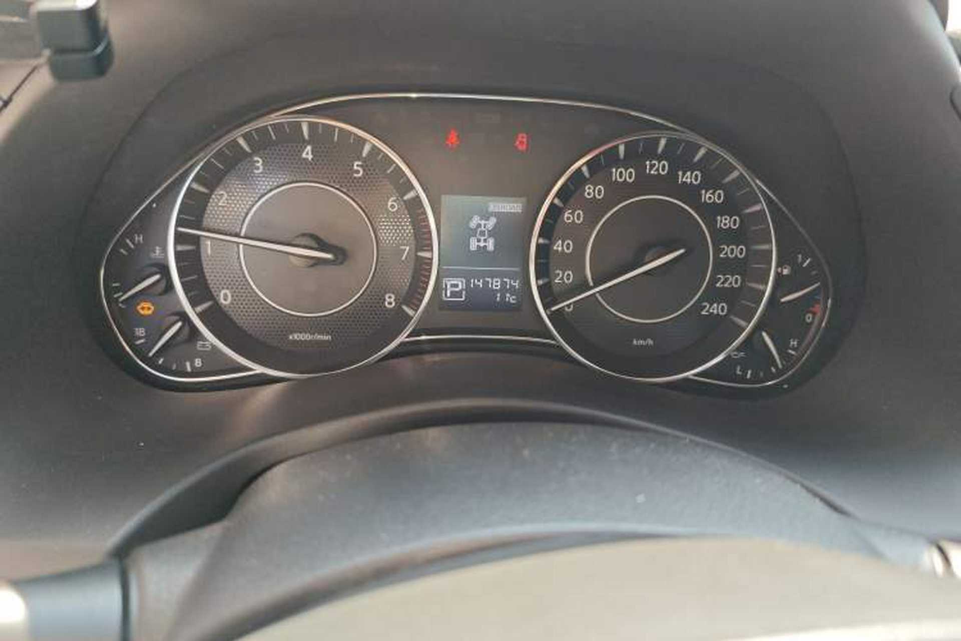 Used Nissan Patrol  Odometer Close Up