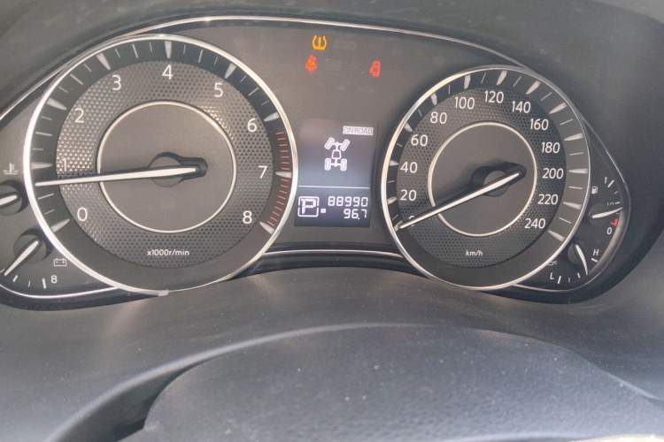 Used Nissan Patrol  Odometer Close Up