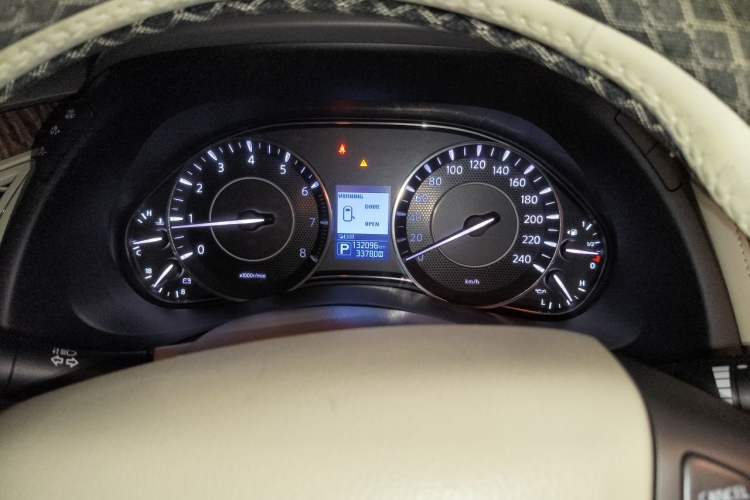 Used Nissan Patrol  Odometer Close Up