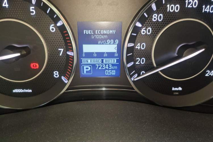 Used Nissan Patrol 2016 5.6L Standard Edition Odometer Close Up