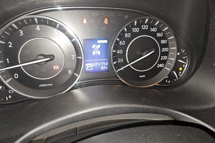 Used Nissan Patrol  Odometer Close Up