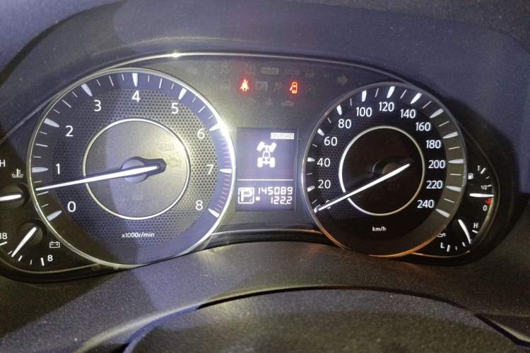 Used Nissan Patrol 2017 4.0L Parallel Import Odometer Close Up