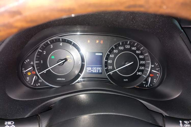 Used Nissan Patrol 2017 4.0L Parallel Import Odometer Close Up