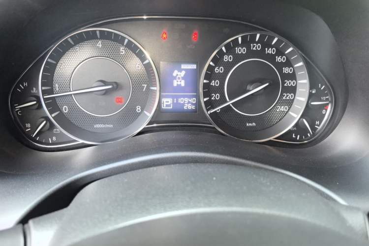 Used Nissan Patrol  Odometer Close Up