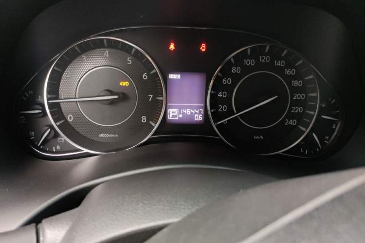 Used Nissan Patrol 2017 4.0L Parallel Import Odometer Close Up