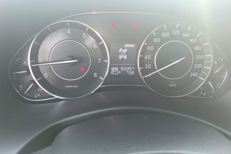 Used Nissan Patrol  Odometer Close Up