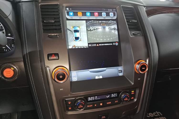 Used Nissan Patrol 2017 Y62 4.0L LE Middle East Edition Audio And AC Panel