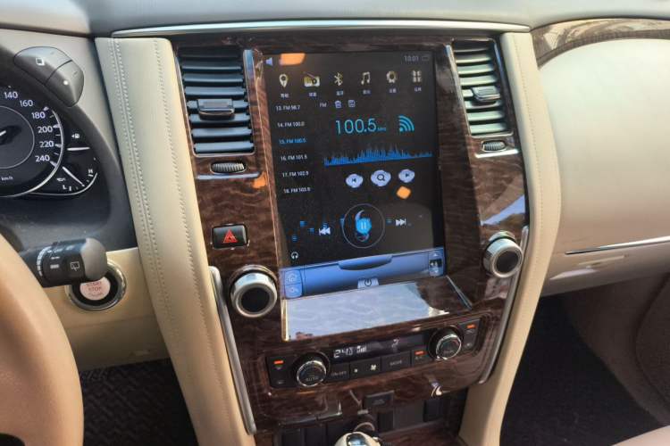 Used Nissan Patrol 2017 4.0L XE Middle East Version Audio And AC Panel