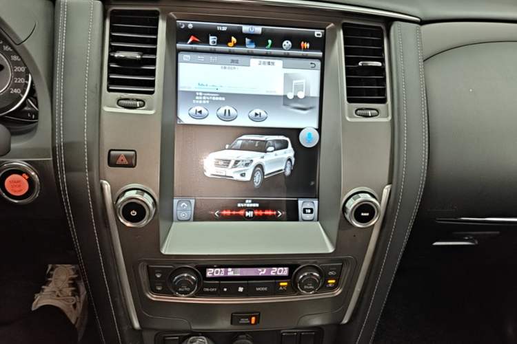 Used Nissan Patrol 2017 4.0L XE Middle East Version Audio And AC Panel