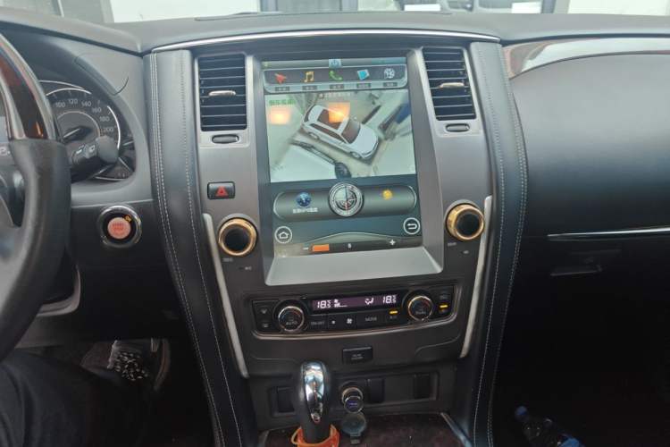 Used Nissan Patrol 2017 4.0L SE U.S.-Spec Version Audio And AC Panel
