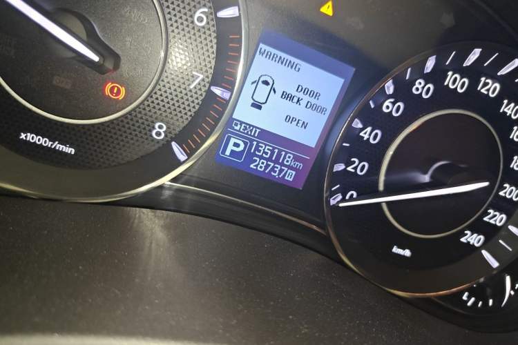 Used Nissan Patrol 2017 4.0L Parallel Import Odometer Close Up