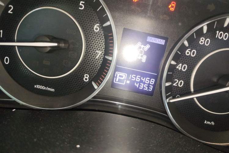 Used Nissan Patrol  Odometer Close Up