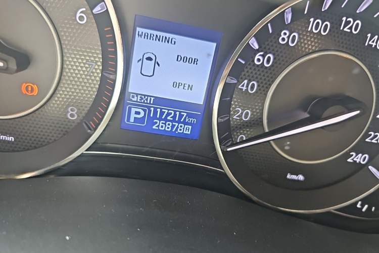 Used Nissan Patrol  Odometer Close Up