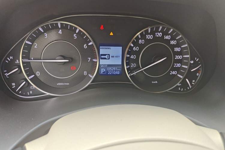 Used Nissan Patrol  Odometer Close Up