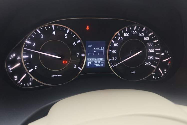 Used Nissan Patrol  Odometer Close Up