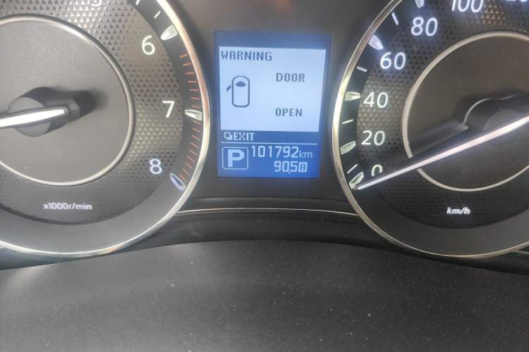 Used Nissan Patrol  Odometer Close Up