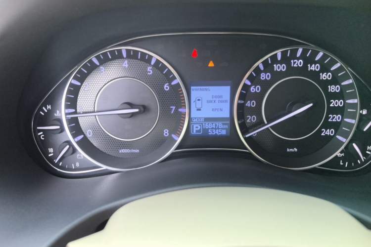 Used Nissan Patrol  Odometer Close Up