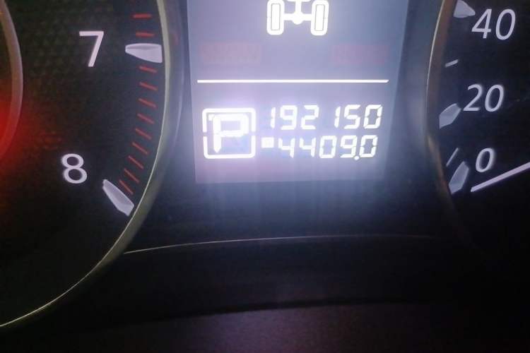 Used Nissan Patrol  Odometer Close Up