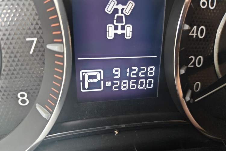 Used Nissan Patrol  Odometer Close Up