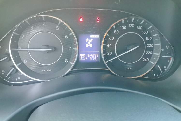 Used Nissan Patrol  Odometer Close Up