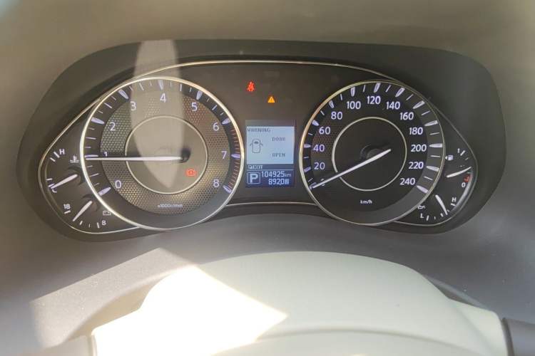 Used Nissan Patrol  Odometer Close Up