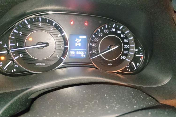 Used Nissan Patrol  Odometer Close Up