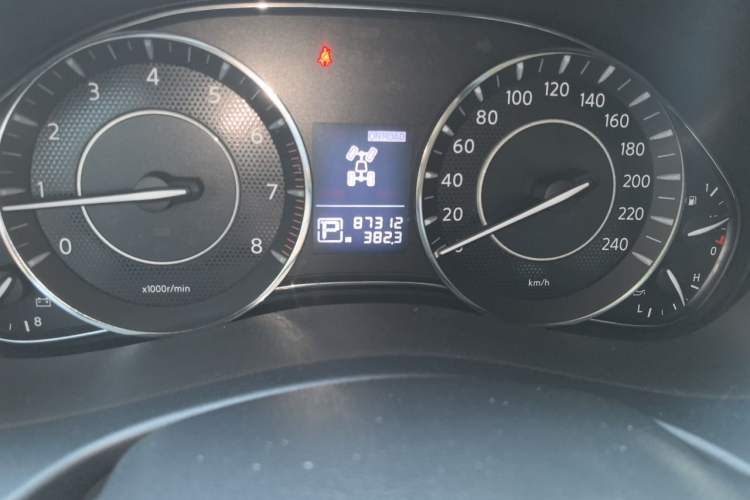 Used Nissan Patrol  Odometer Close Up