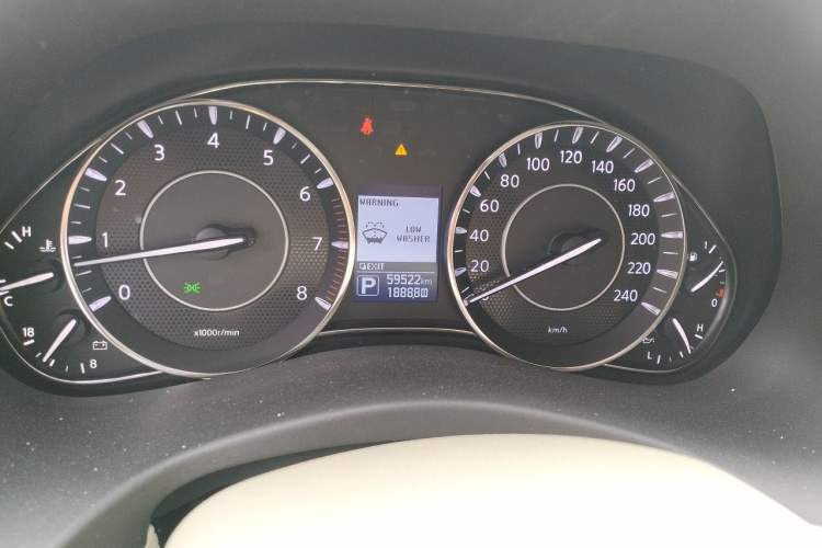 Used Nissan Patrol  Odometer Close Up