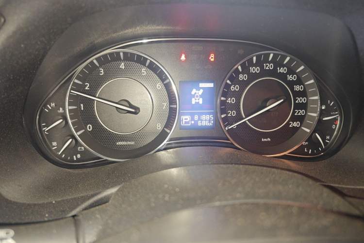 Used Nissan Patrol  Odometer Close Up