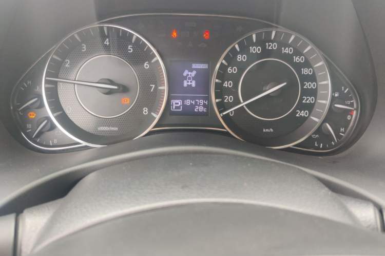 Used Nissan Patrol  Odometer Close Up