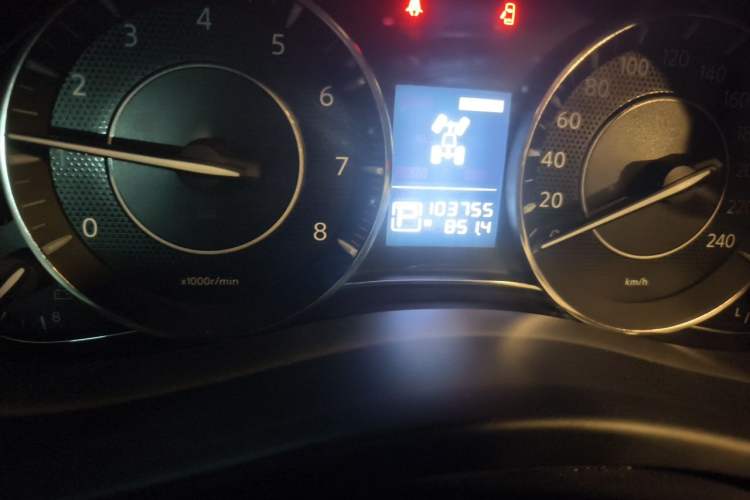 Used Nissan Patrol 2017 4.0L Parallel Import Odometer Close Up