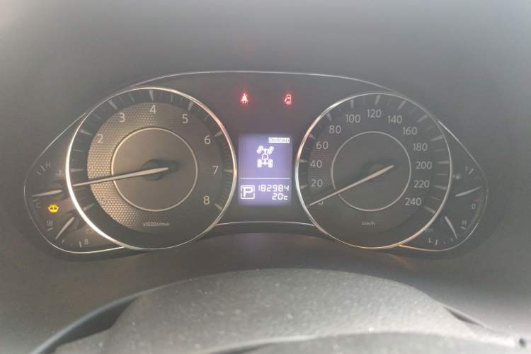 Used Nissan Patrol  Odometer Close Up
