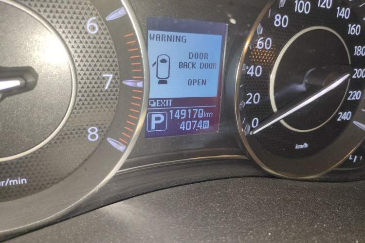Used Nissan Patrol  Odometer Close Up