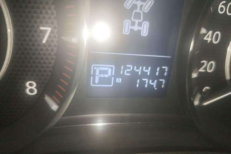 Used Nissan Patrol  Odometer Close Up