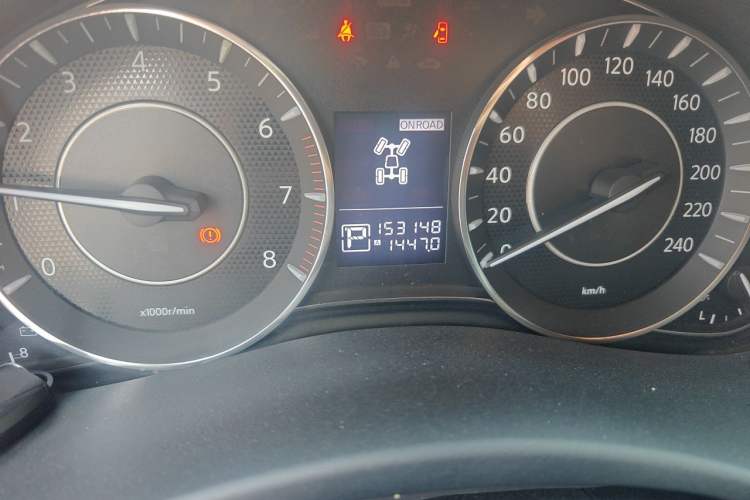 Used Nissan Patrol  Odometer Close Up