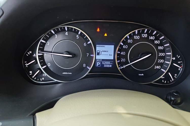 Used Nissan Patrol  Odometer Close Up